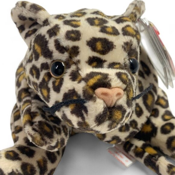 TY Beanie Babies "Freckles" The Leopard 8" Plush Toy Collectible 1996 NWT - Picture 7 of 7